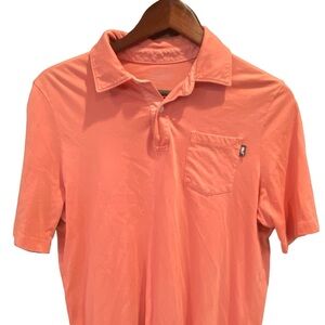 Vineyard Vines Boys Polo Shirt Pink Short Sleeves Pullover‎ Size XL